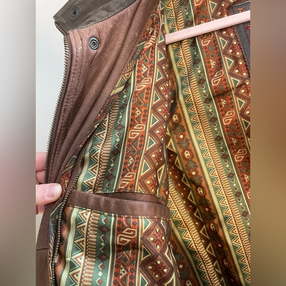 Vintage Dark Brown 100% Genuine Leather Jacket - Adventure Bound Originals - Picture 5 of 10